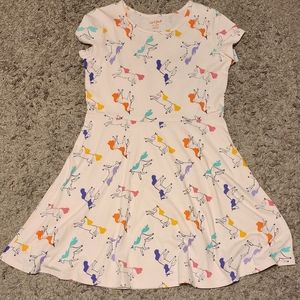 Cat and Jack girls dress with unicorns
